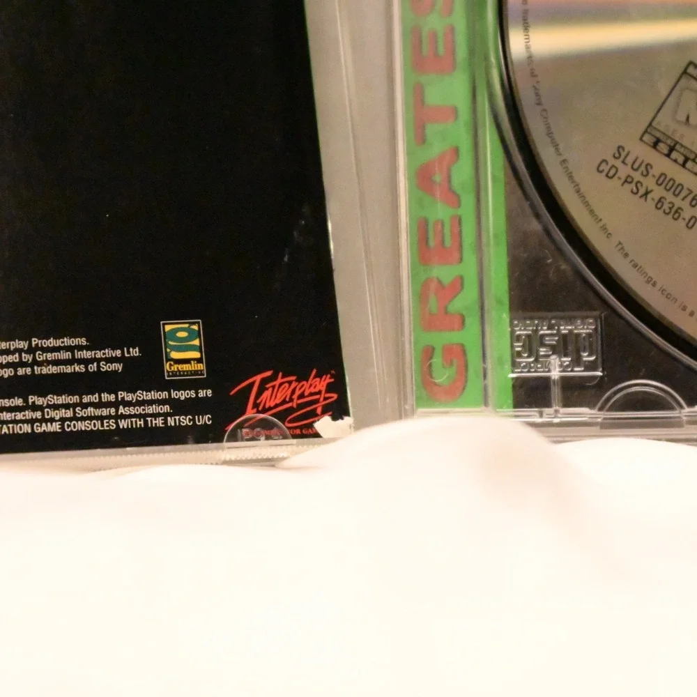 Loaded PS1 Greatest Hits With Manual Case Disc PlayStation